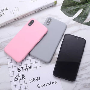 Phone Case candy color For Samsung galaxy A30 A40 A50 A60 A70 A20E M10 M20 M30S S8 S9 Plus NOTE10 9 phone back cover