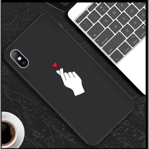 Black Case For iPhone With Same Design Art