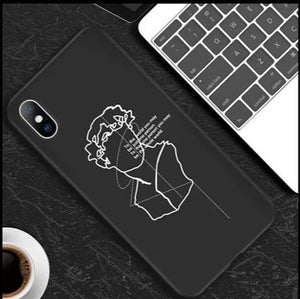 Black Case For iPhone With Same Design Art