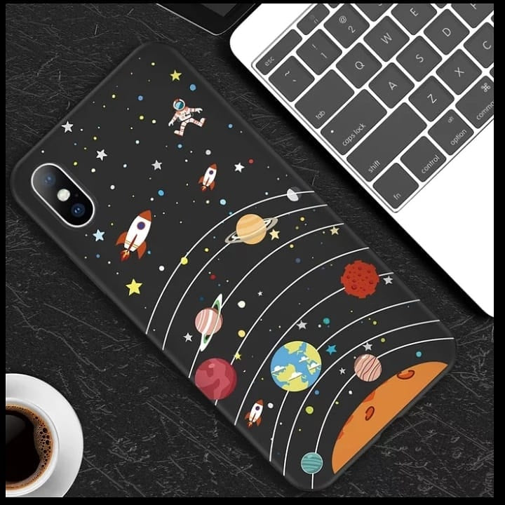 Black Case For iPhone With Same Design Art