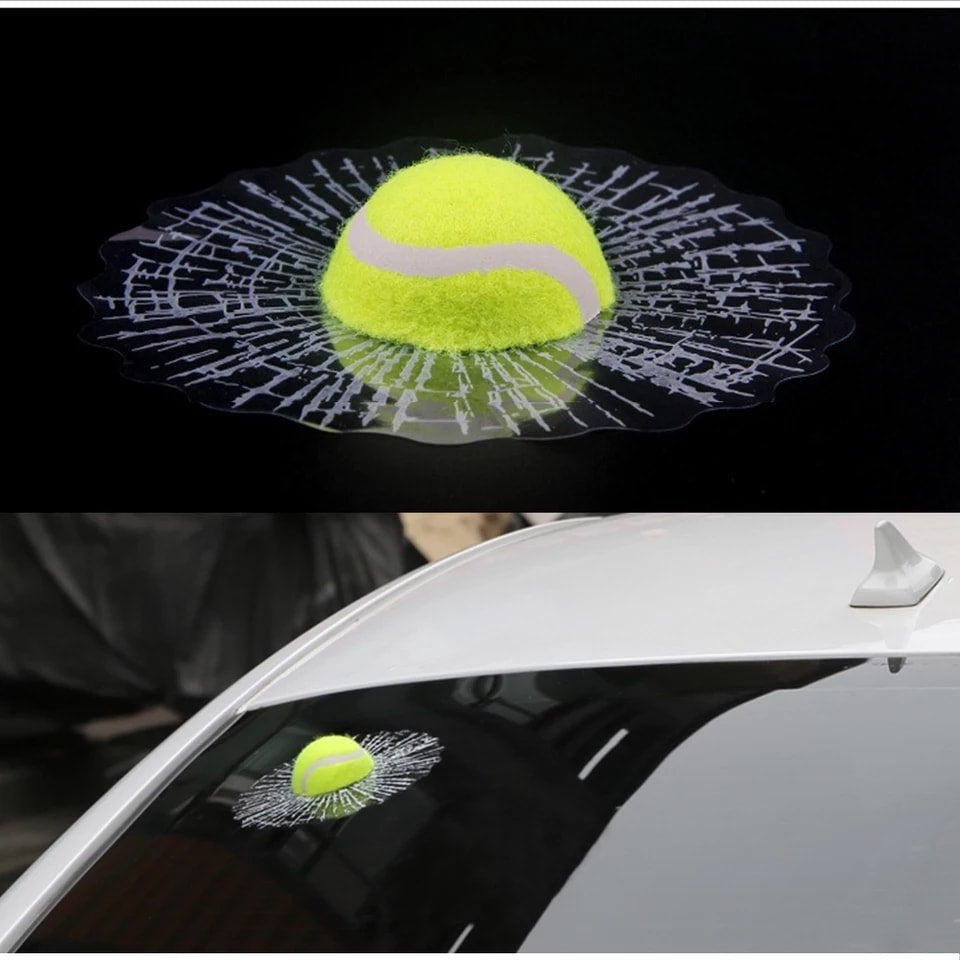 3D Funny Car Stickers