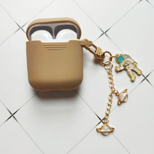 Cosmic Astronaut Spaceman Case for Apple Airpods 1 2  Accessories Case Protective Cover Bag Box Earphone Case Key ring