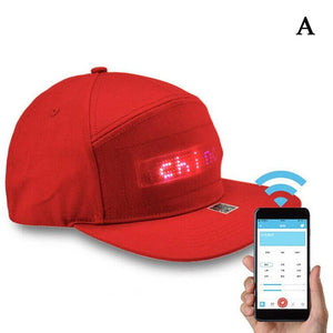 Red/Black Led Hat For Men Women