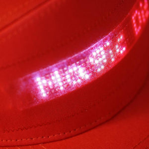 Red/Black Led Hat For Men Women