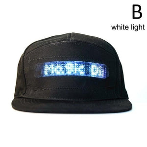 Red/Black Led Hat For Men Women