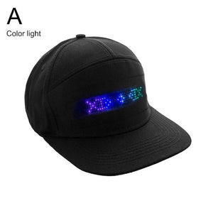 Red/Black Led Hat For Men Women