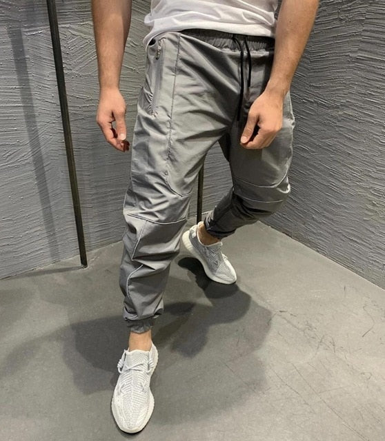 Autumn NEW Streetwear Fitness Pants Men Hip Hop Sweatpants Mens