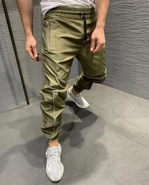 Autumn NEW Streetwear Fitness Pants Men Hip Hop Sweatpants Mens