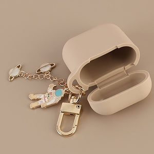 Cosmic Astronaut Spaceman Case for Apple Airpods 1 2  Accessories Case Protective Cover Bag Box Earphone Case Key ring