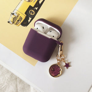 Cosmic Astronaut Spaceman Case for Apple Airpods 1 2  Accessories Case Protective Cover Bag Box Earphone Case Key ring