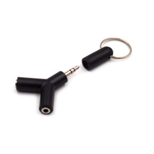 Earphone Adapter Double Jack Adapter Plug Stereo Headphone Splitter Player Audio Cables For iphone Samsung Xiaomi